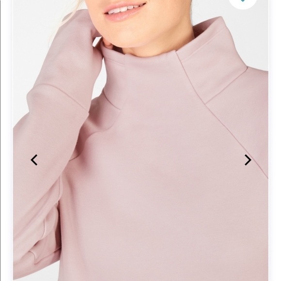 Fabletics Zaylee Funnel Neck Tunic Dusty Rose - Picture 3 of 5
